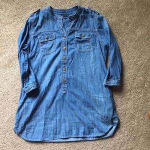 Gap jean tunic/dress